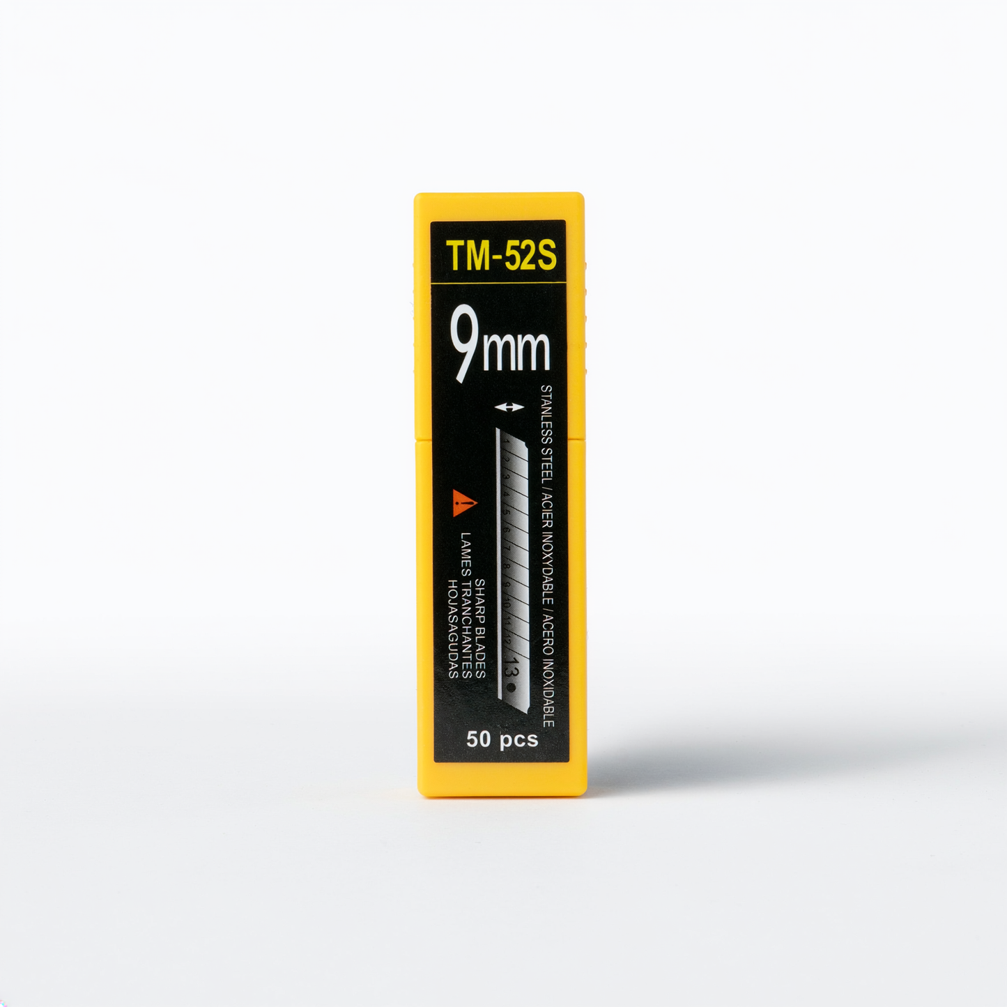 9 mm afbreekmesjes 60° RVS - 50 stuks